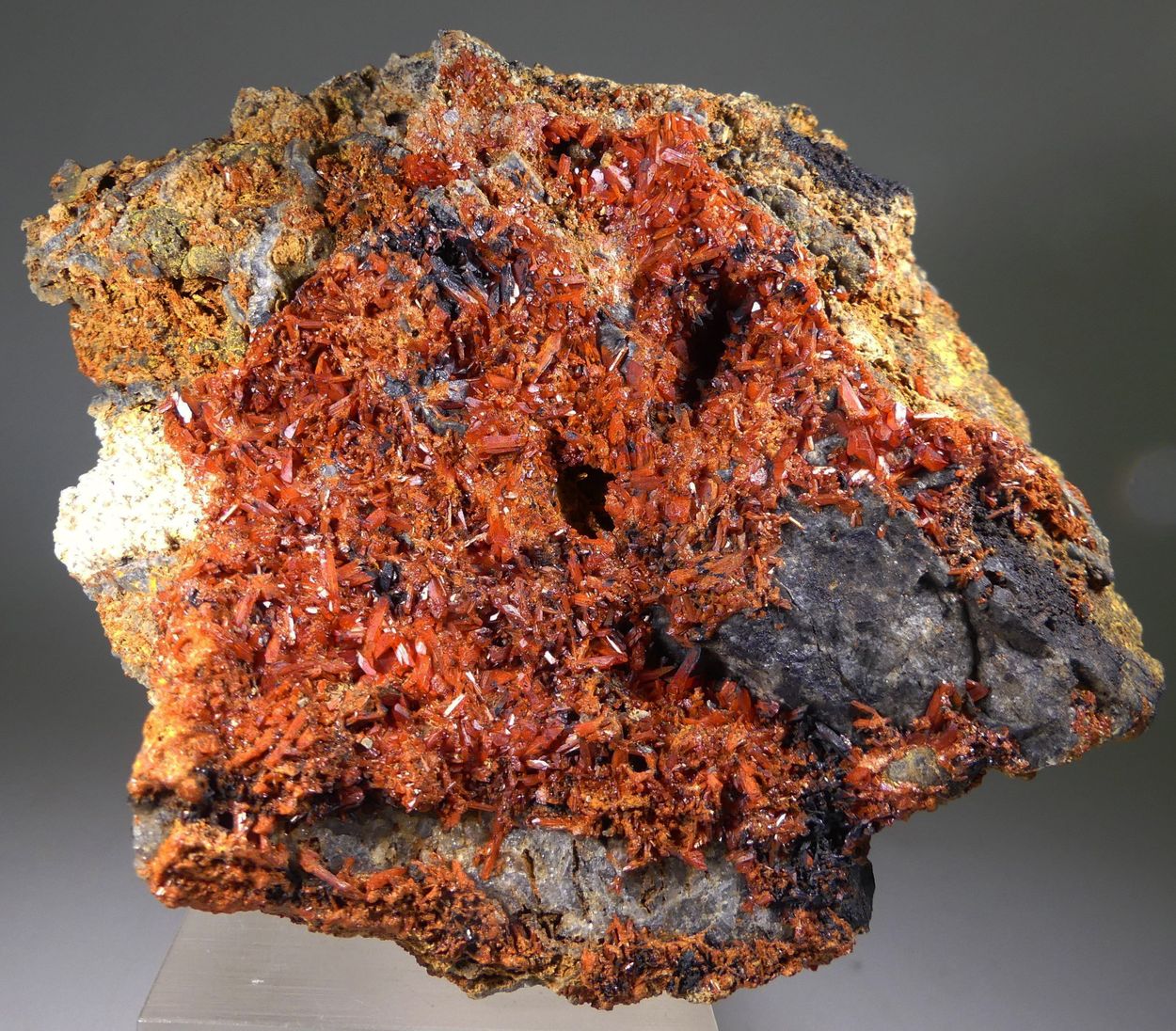 Crocoite With Bindheimite