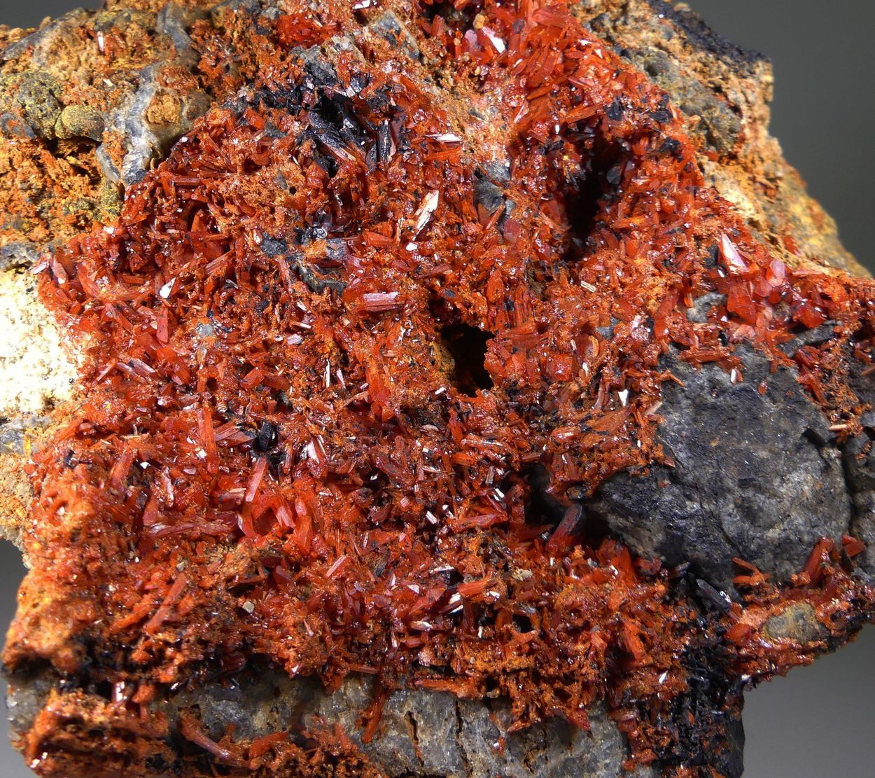 Crocoite With Bindheimite