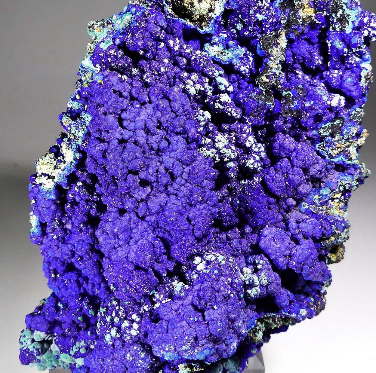 Azurite With Malachite