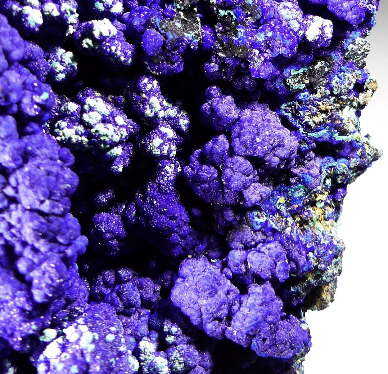 Azurite With Malachite