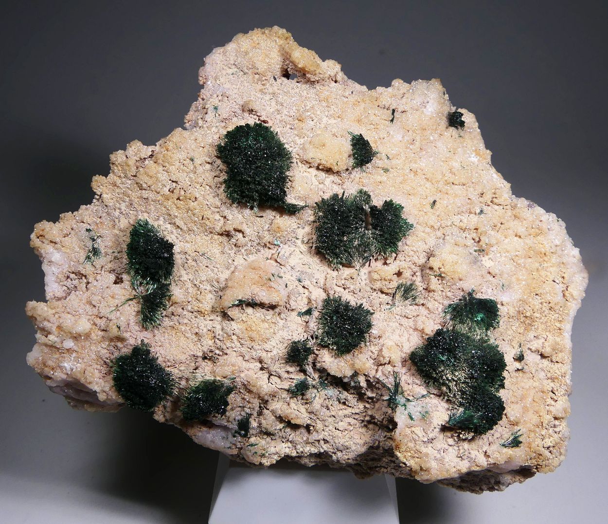 Malachite On Dolomite