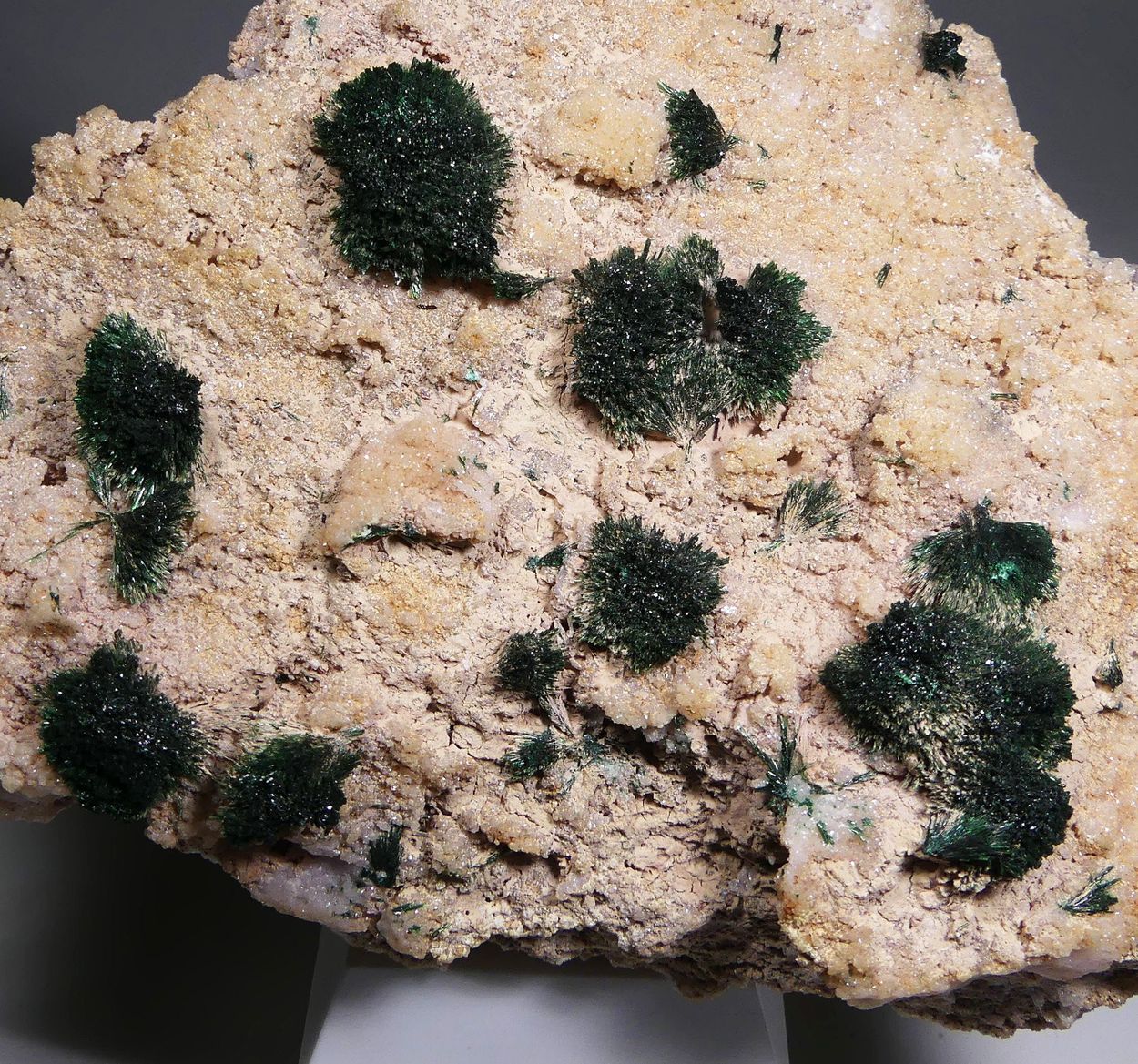 Malachite On Dolomite