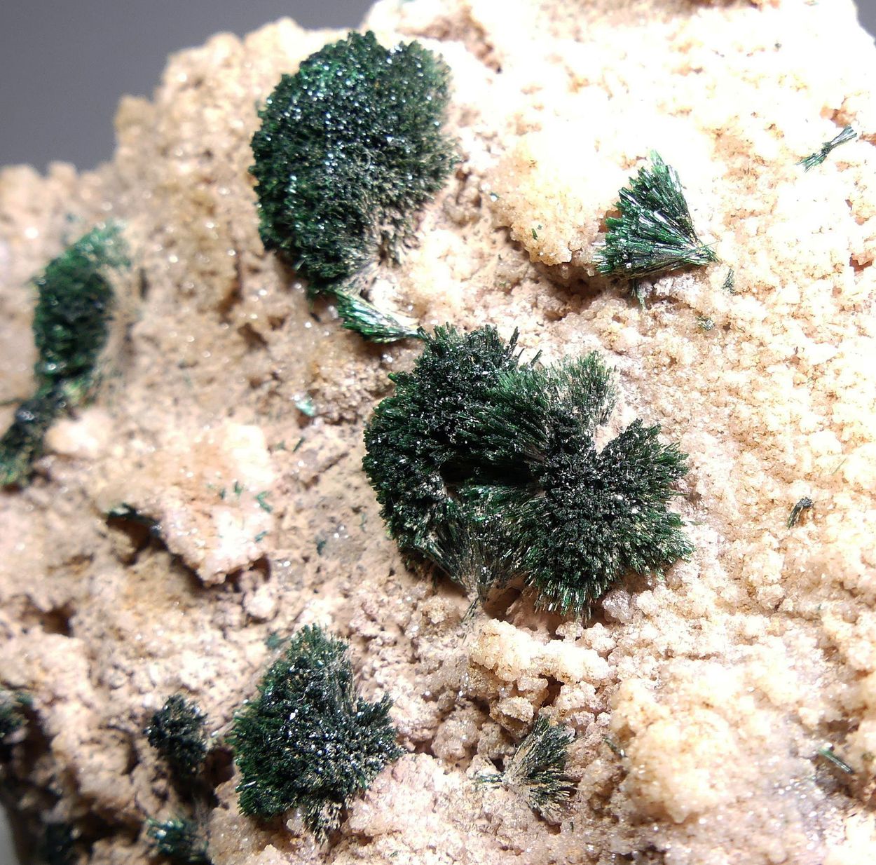 Malachite On Dolomite