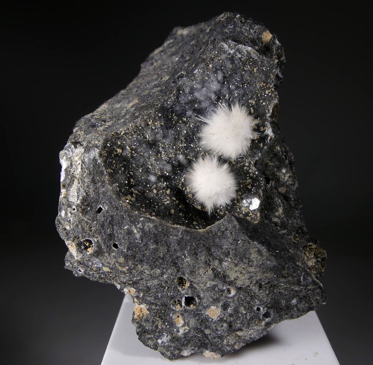 Natrolite On Phillipsite
