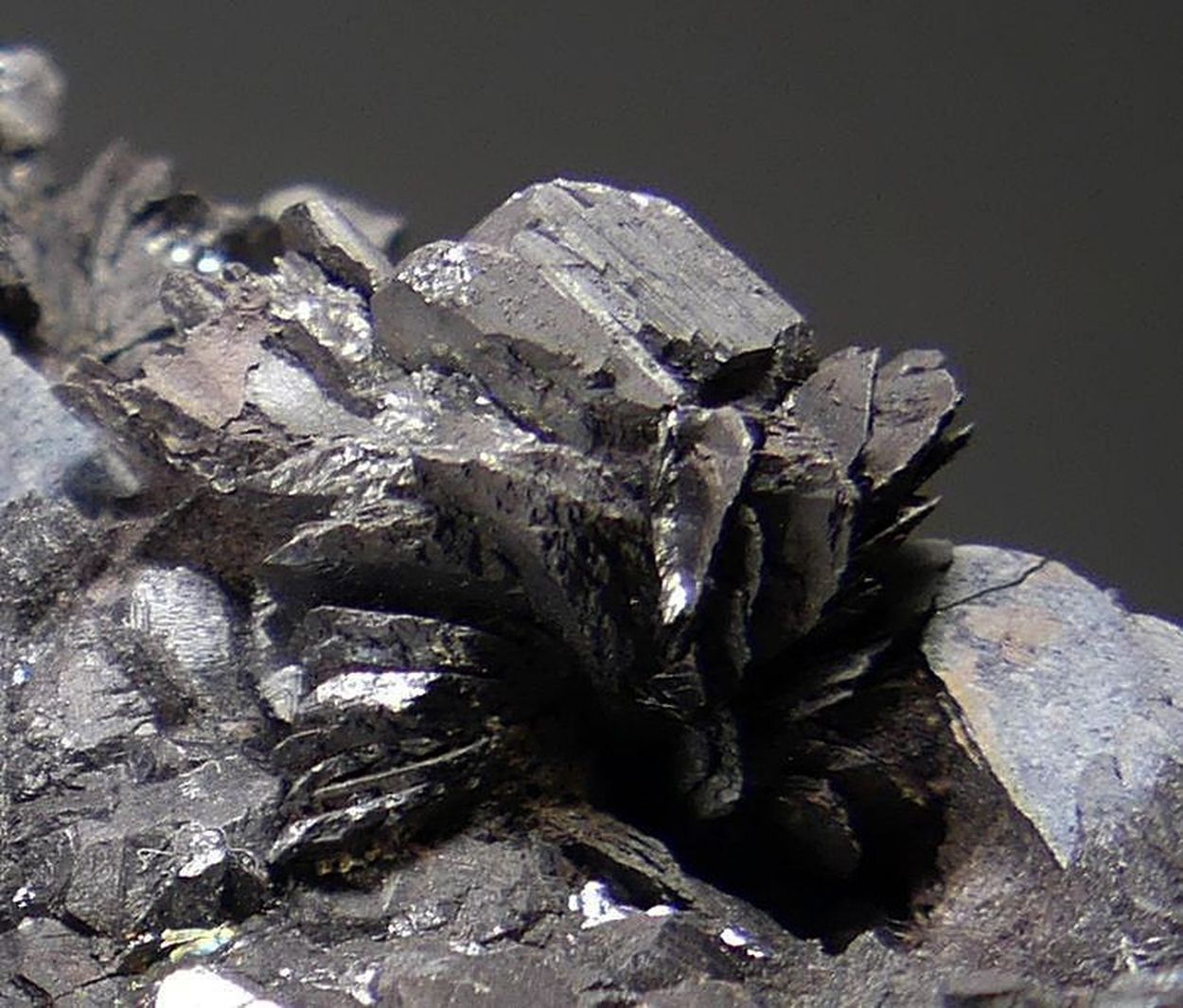 Semseyite On Sphalerite