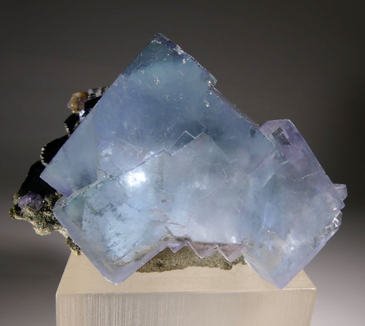 Fluorite With Arsenopyrite
