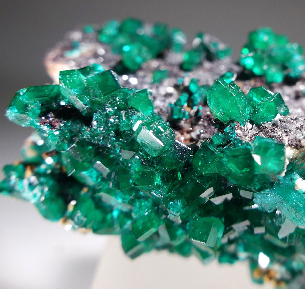 Dioptase On Dolomite