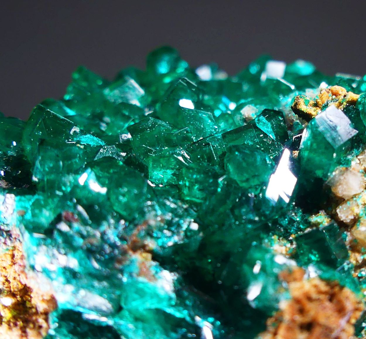 Dioptase On Dolomite