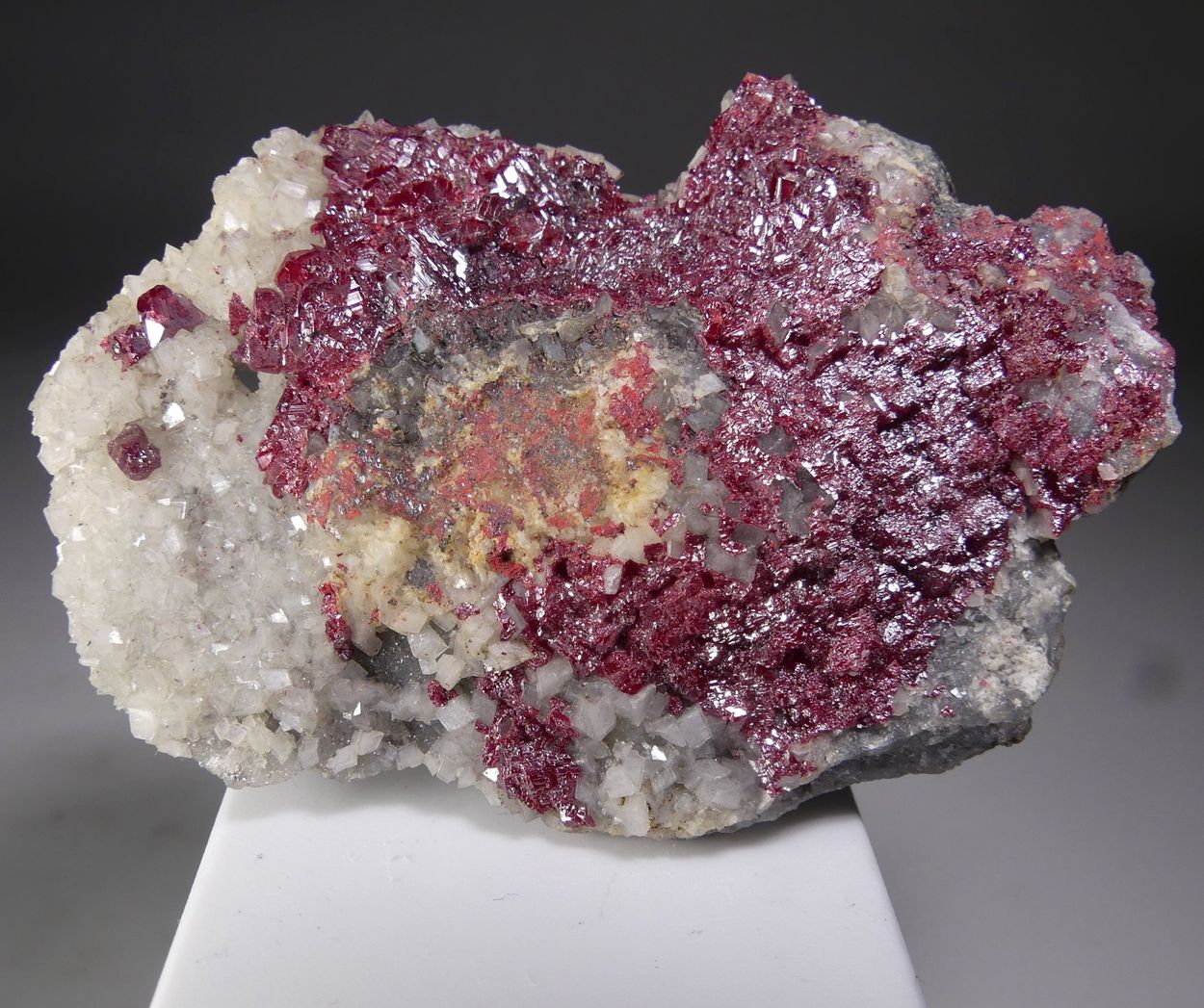 Cinnabar On Dolomite