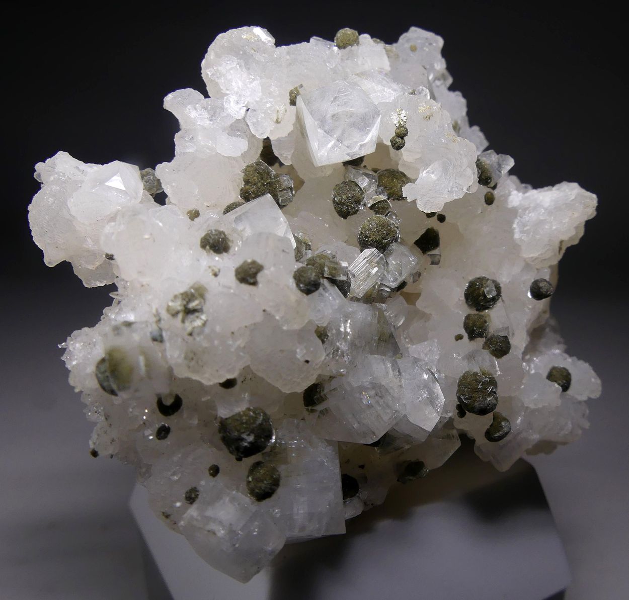 Gyrolite On Apophyllite