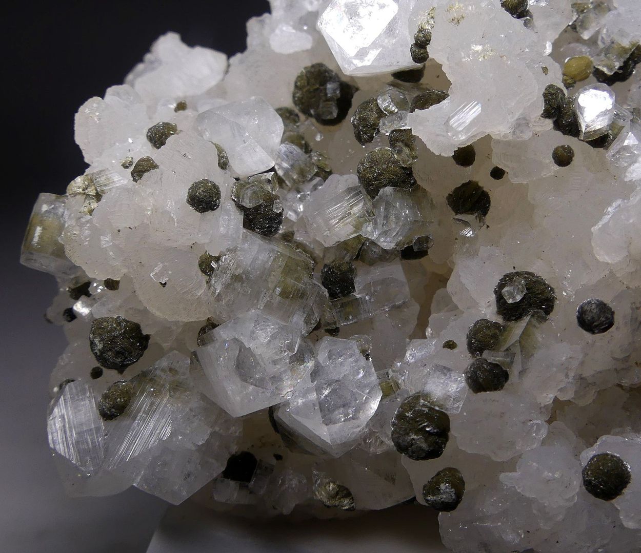 Gyrolite On Apophyllite