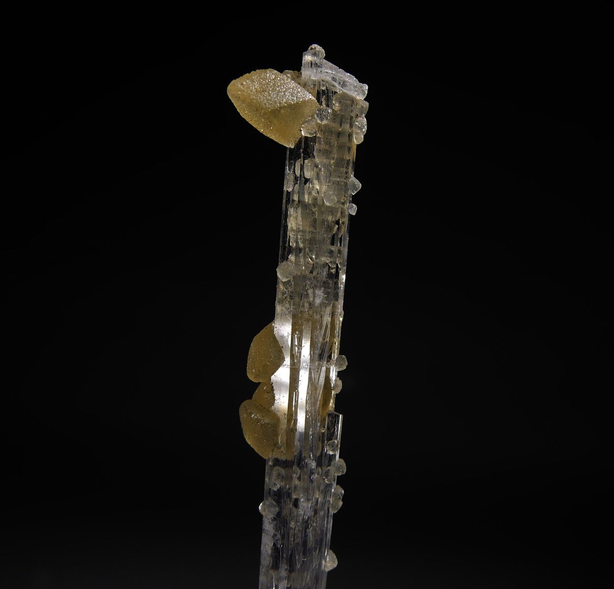 Calcite On Scolecite
