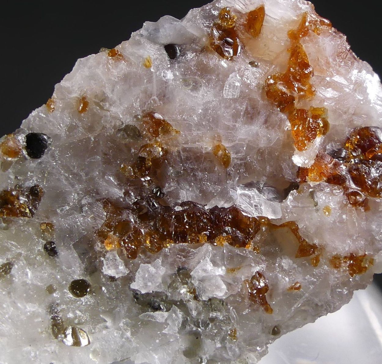 Chondrodite With Spinel & Diopside