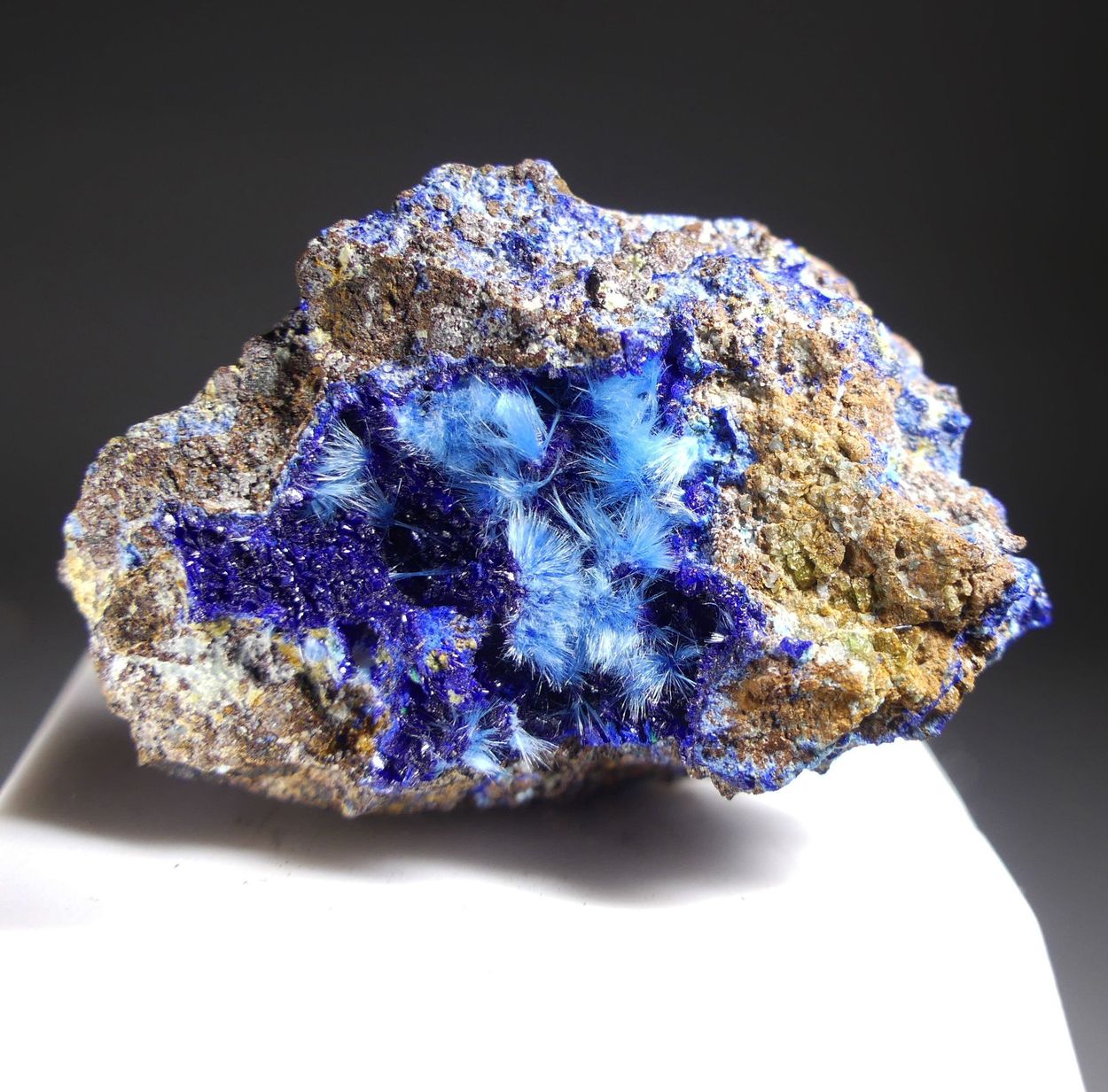 Cyanotrichite On Langite