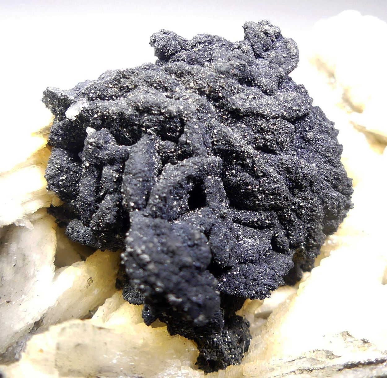 Bournonite With Sphalerite & Pyrite On Baryte