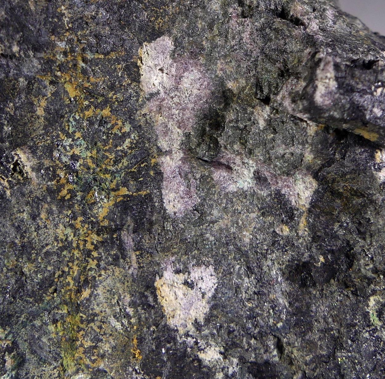 Cerite-(Ce) Törnebohmite-(Ce) Allanite & Amphibole