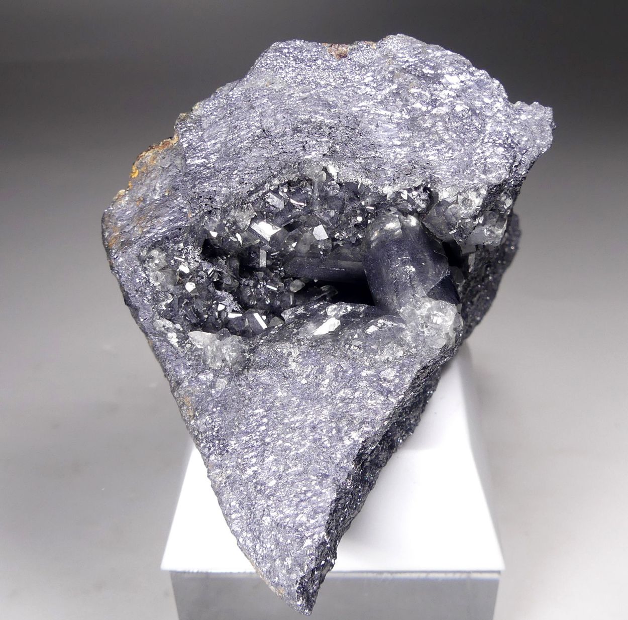 Phosgenite On Galena