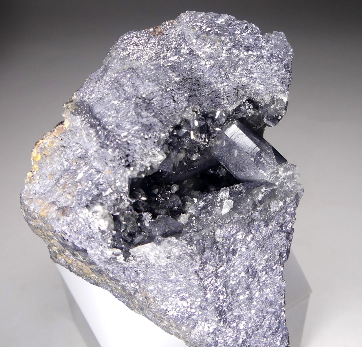 Phosgenite On Galena