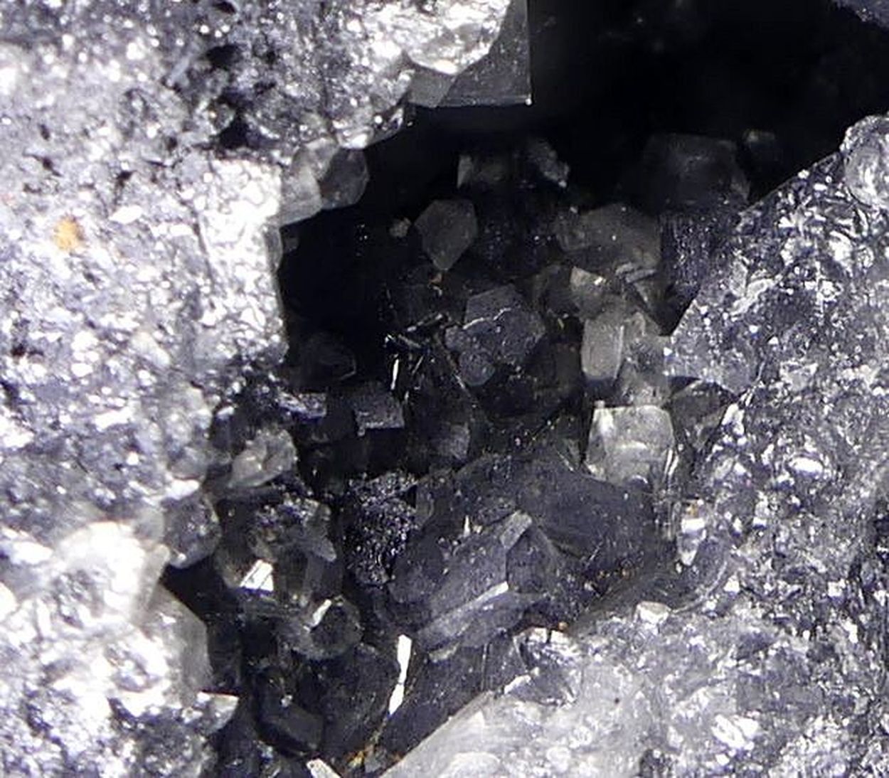 Phosgenite On Galena