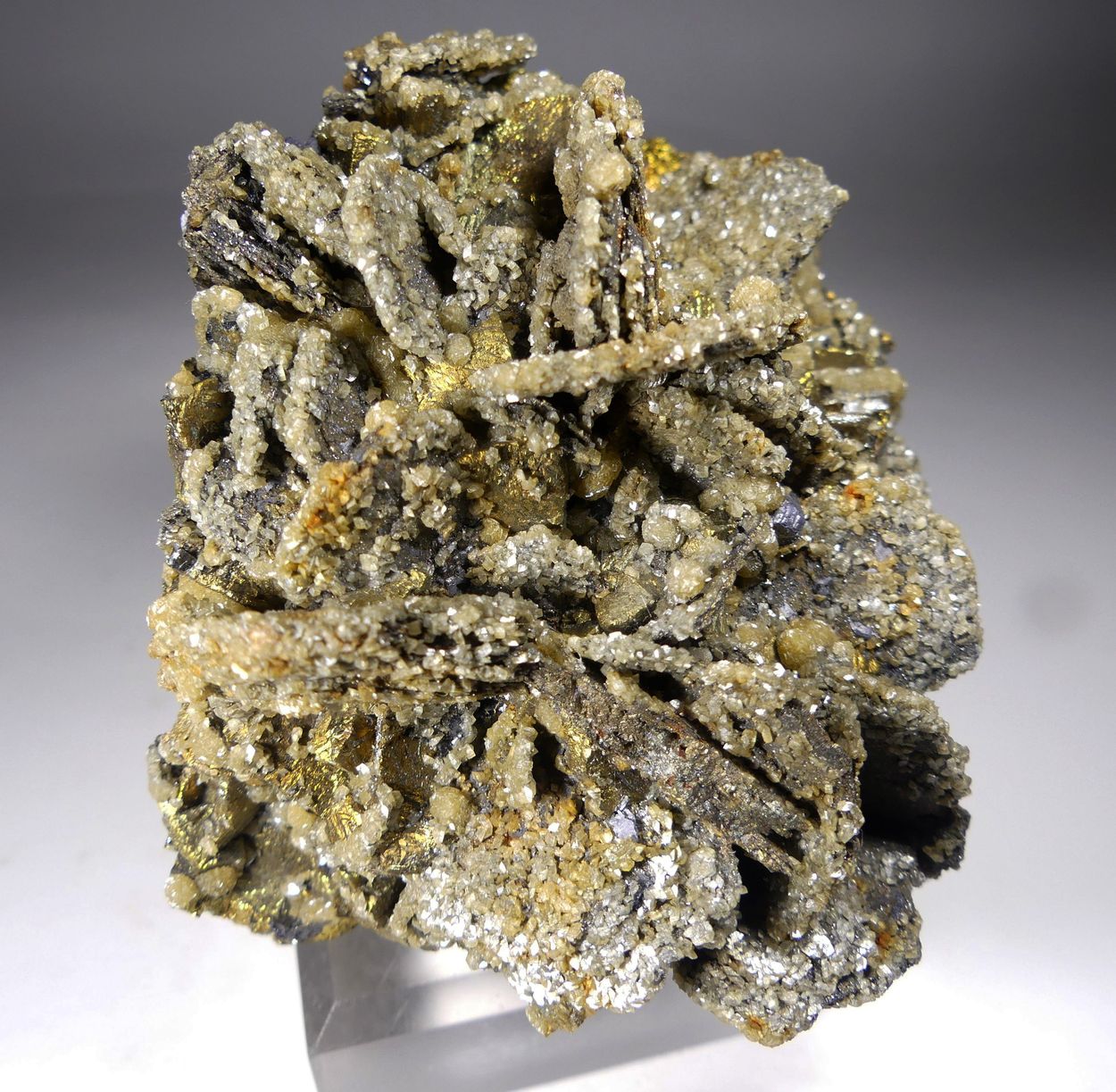 Pyrrhotite With Siderite Chalcopyrite Galena & Sphalerite