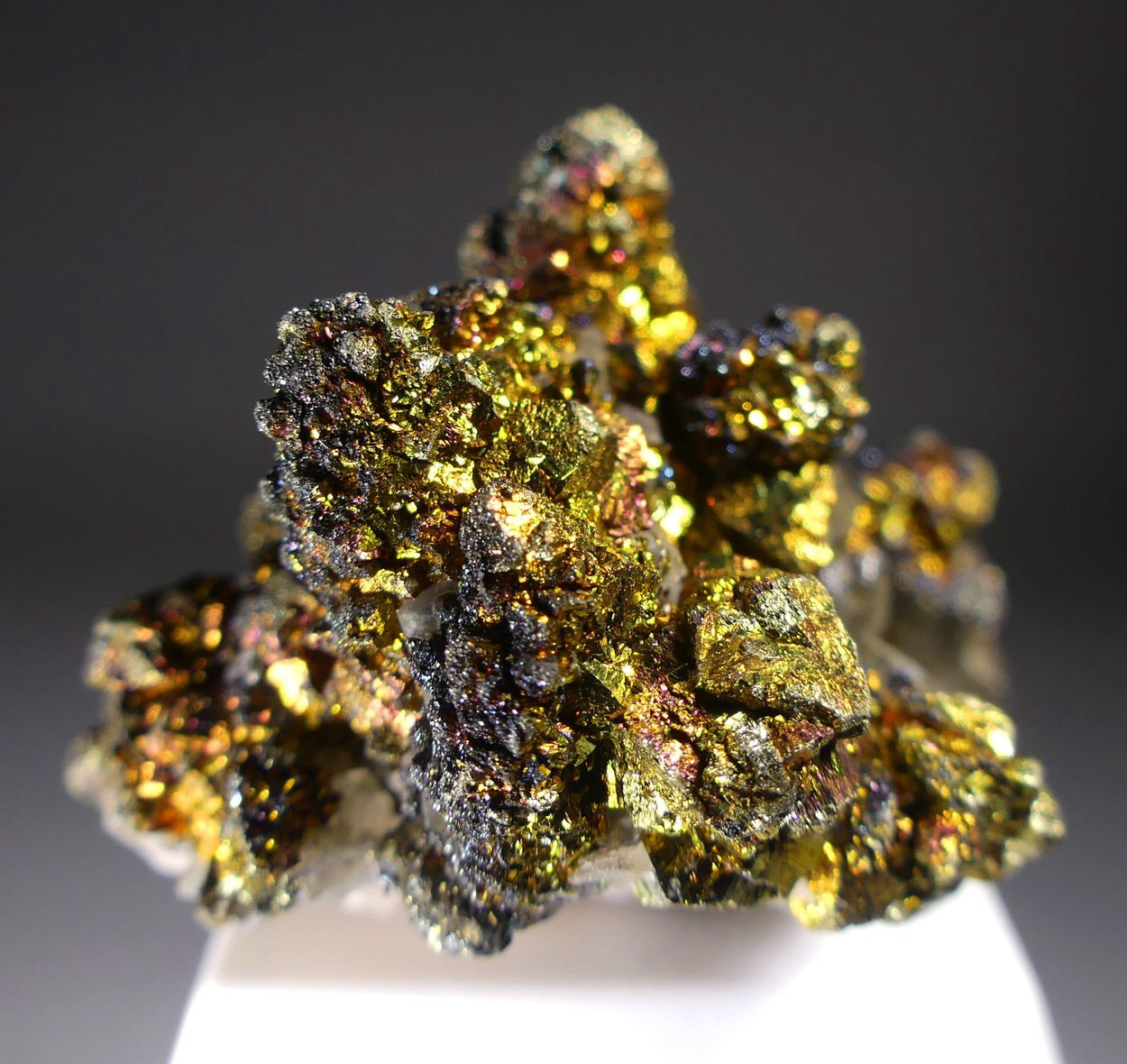 Chalcopyrite On Calcite