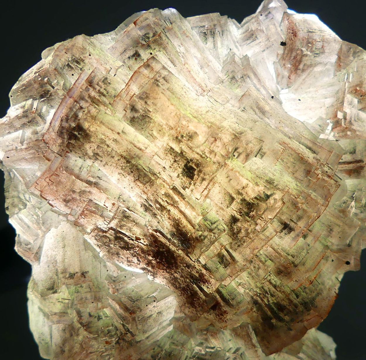 Fluorite With Eisenkiesel
