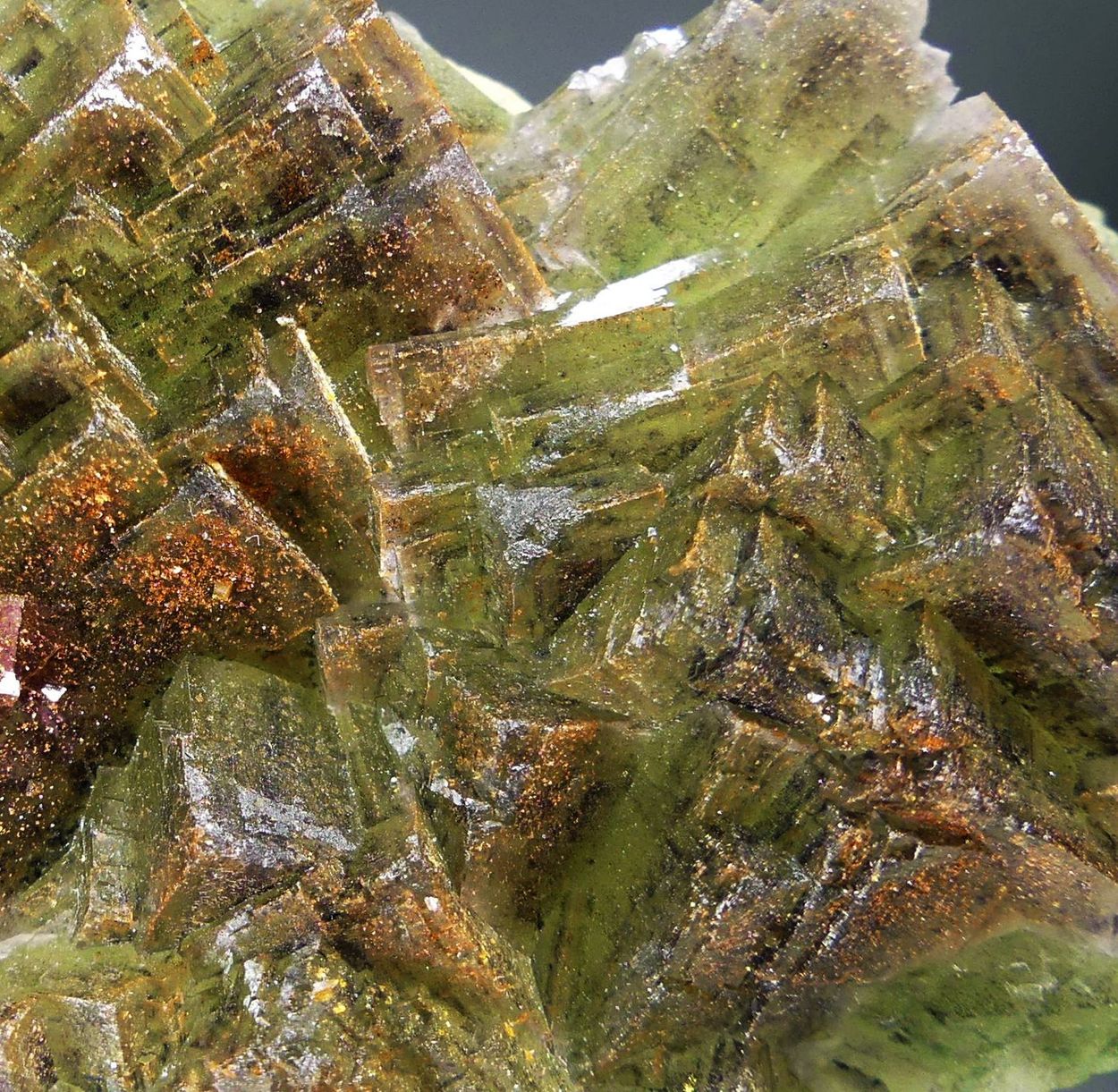Fluorite With Eisenkiesel