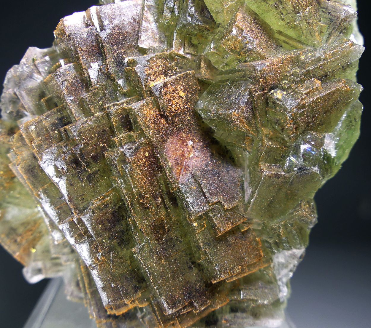 Fluorite With Eisenkiesel