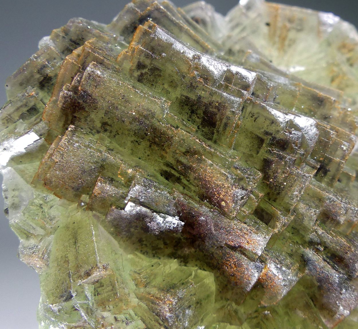 Fluorite With Eisenkiesel