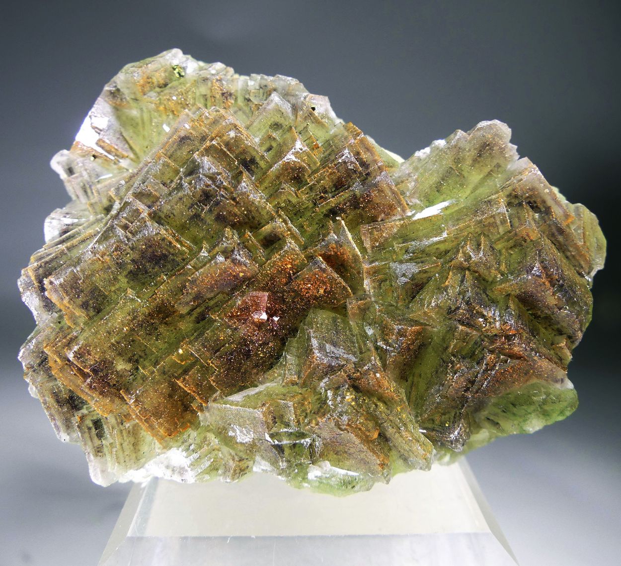 Fluorite With Eisenkiesel