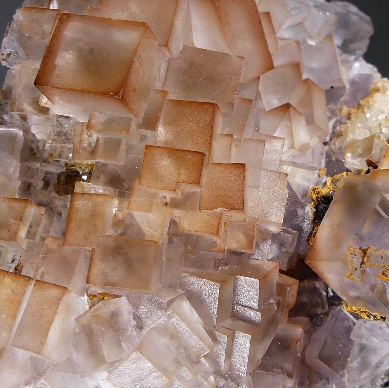 Fluorite With Limonite