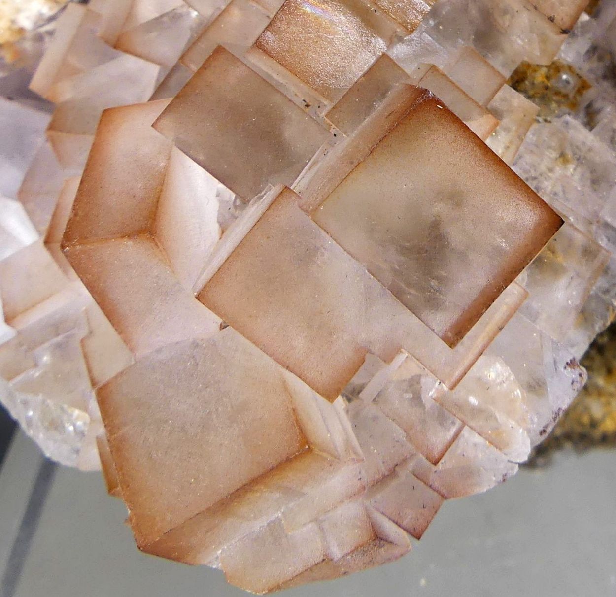 Fluorite With Limonite
