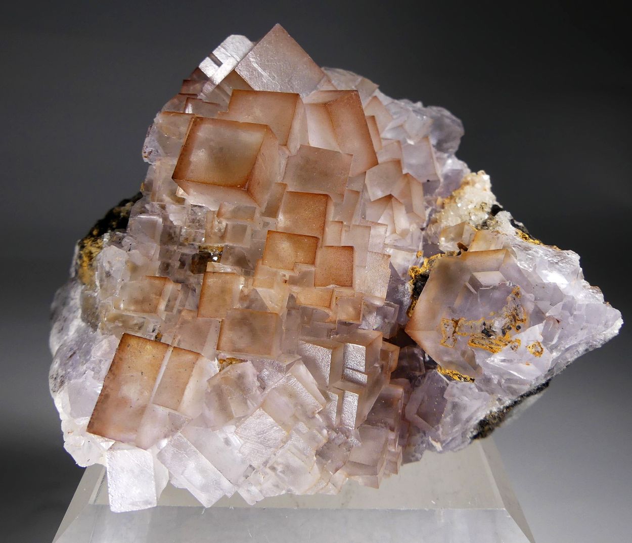 Fluorite With Limonite