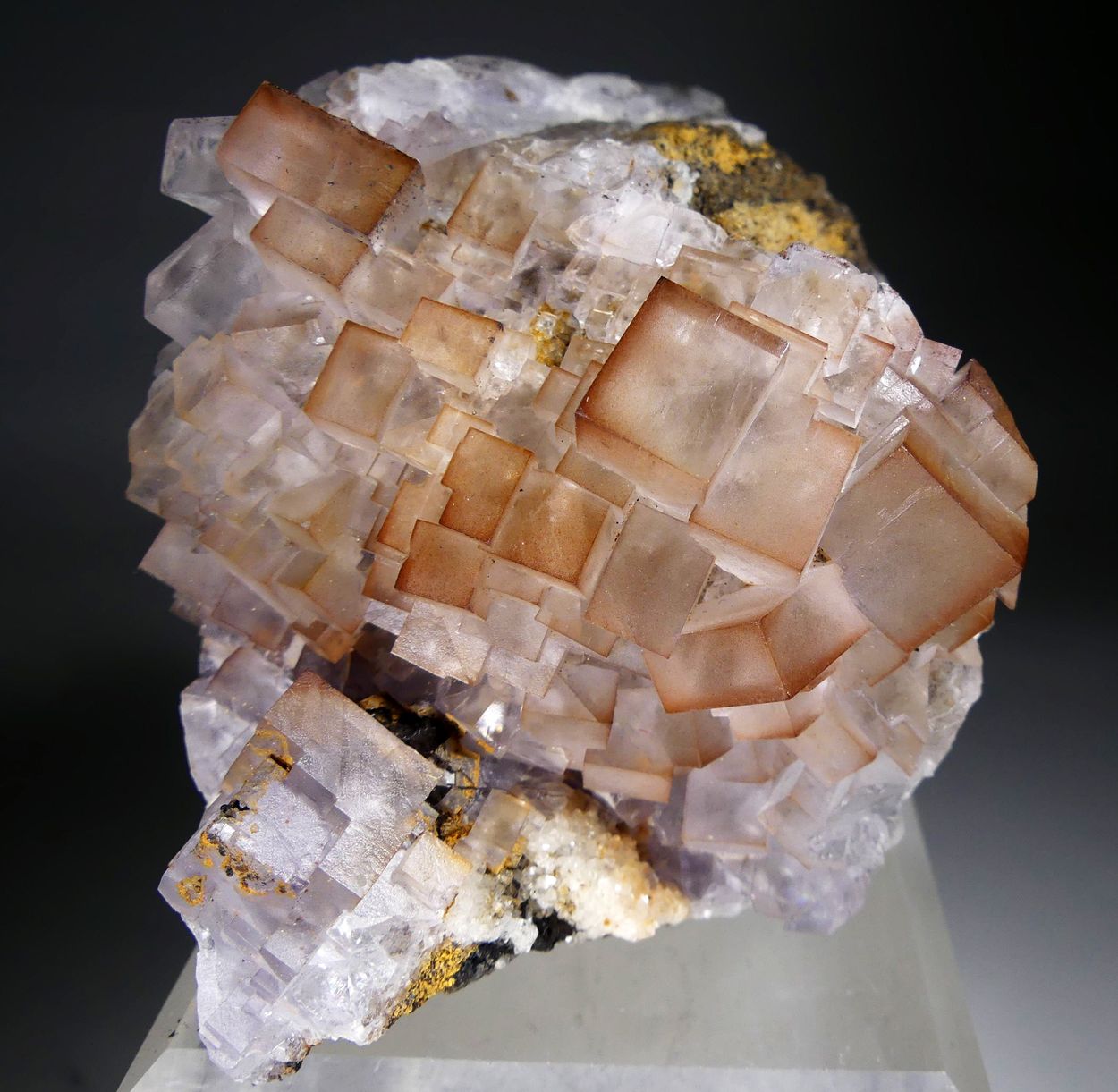 Fluorite With Limonite