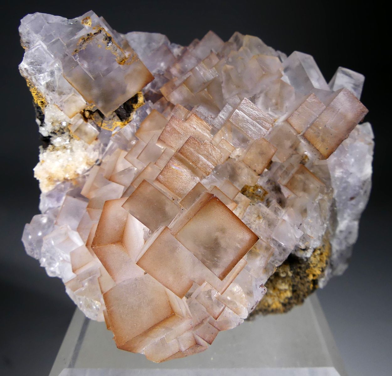 Fluorite With Limonite