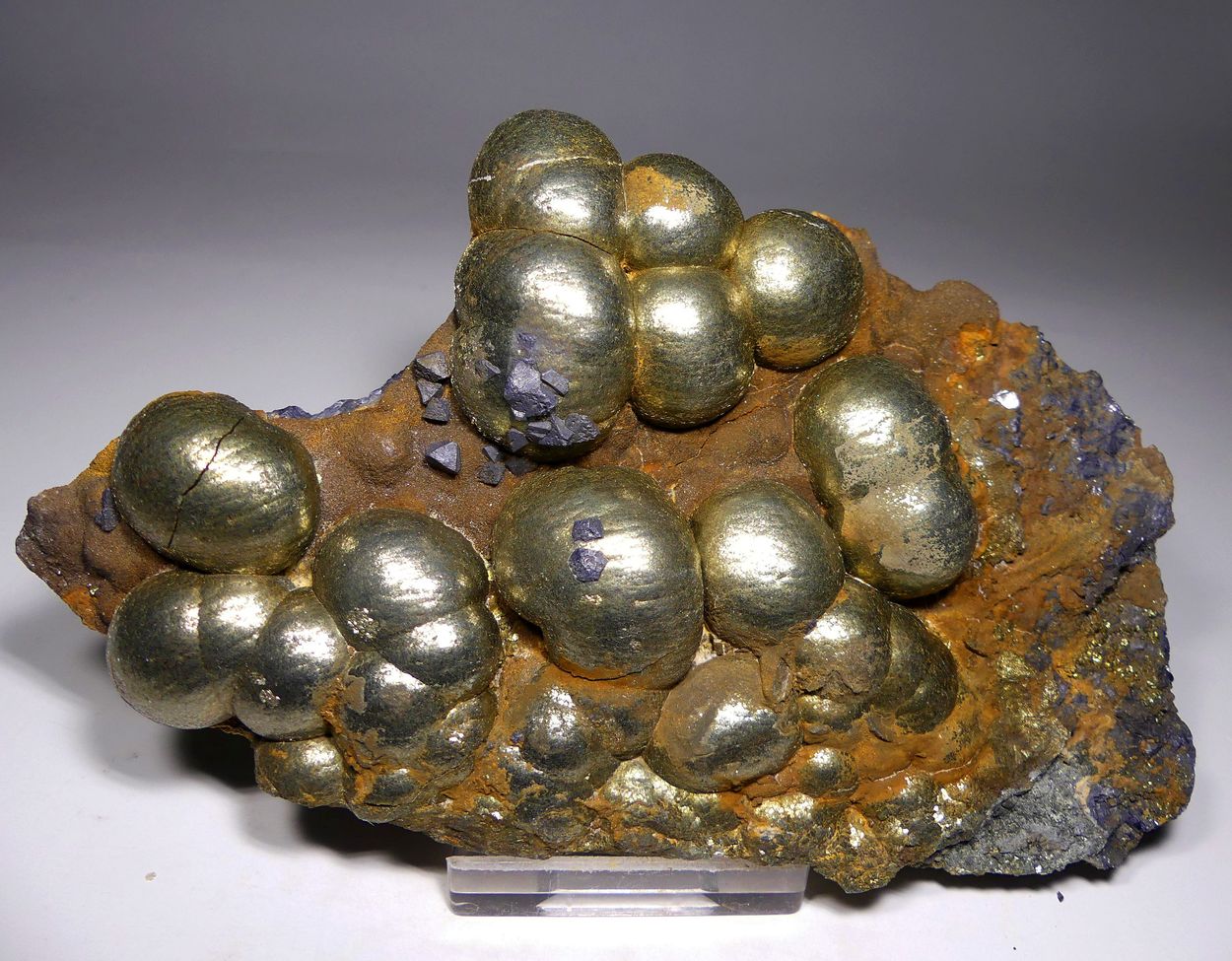 Marcasite With Galena On Sphalerite