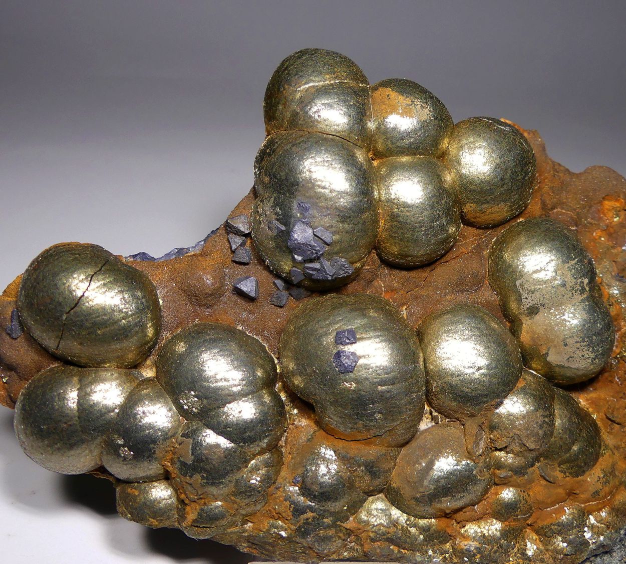 Marcasite With Galena On Sphalerite