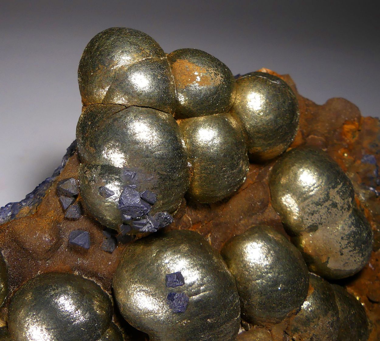 Marcasite With Galena On Sphalerite