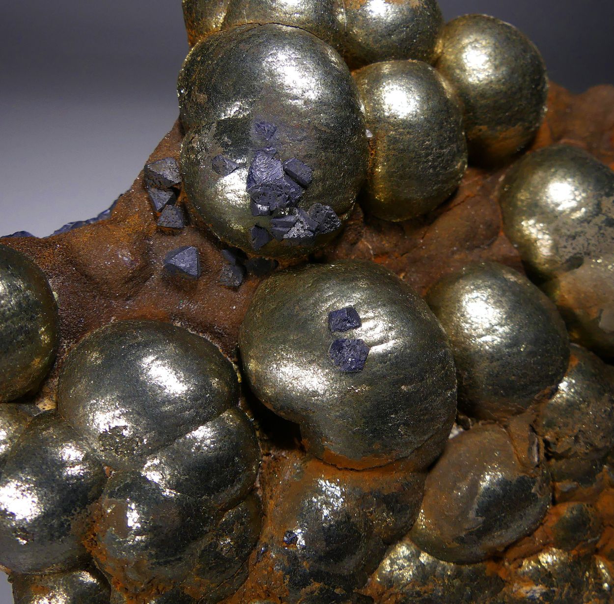 Marcasite With Galena On Sphalerite