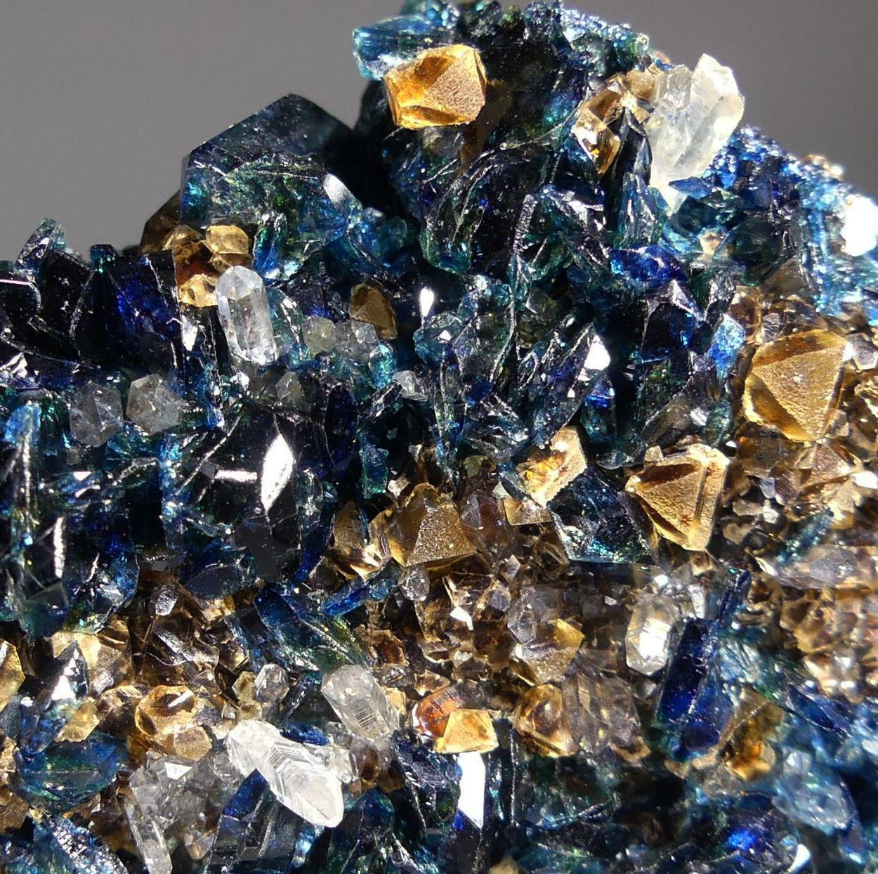 Lazulite With Siderite & Quartz