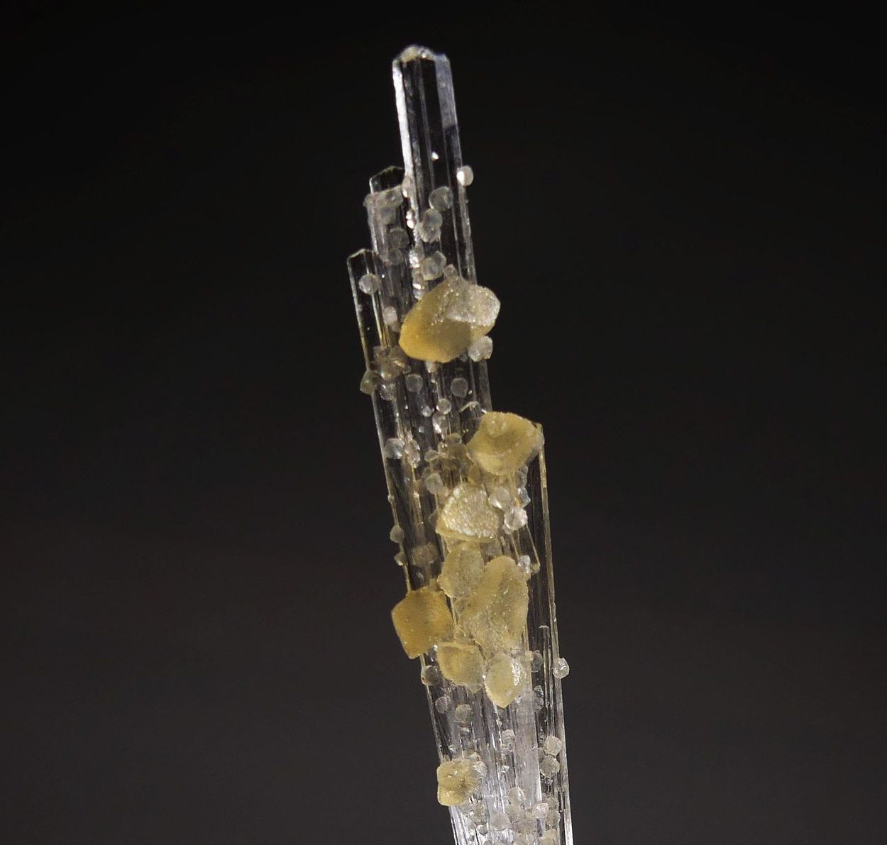Scolecite With Calcite