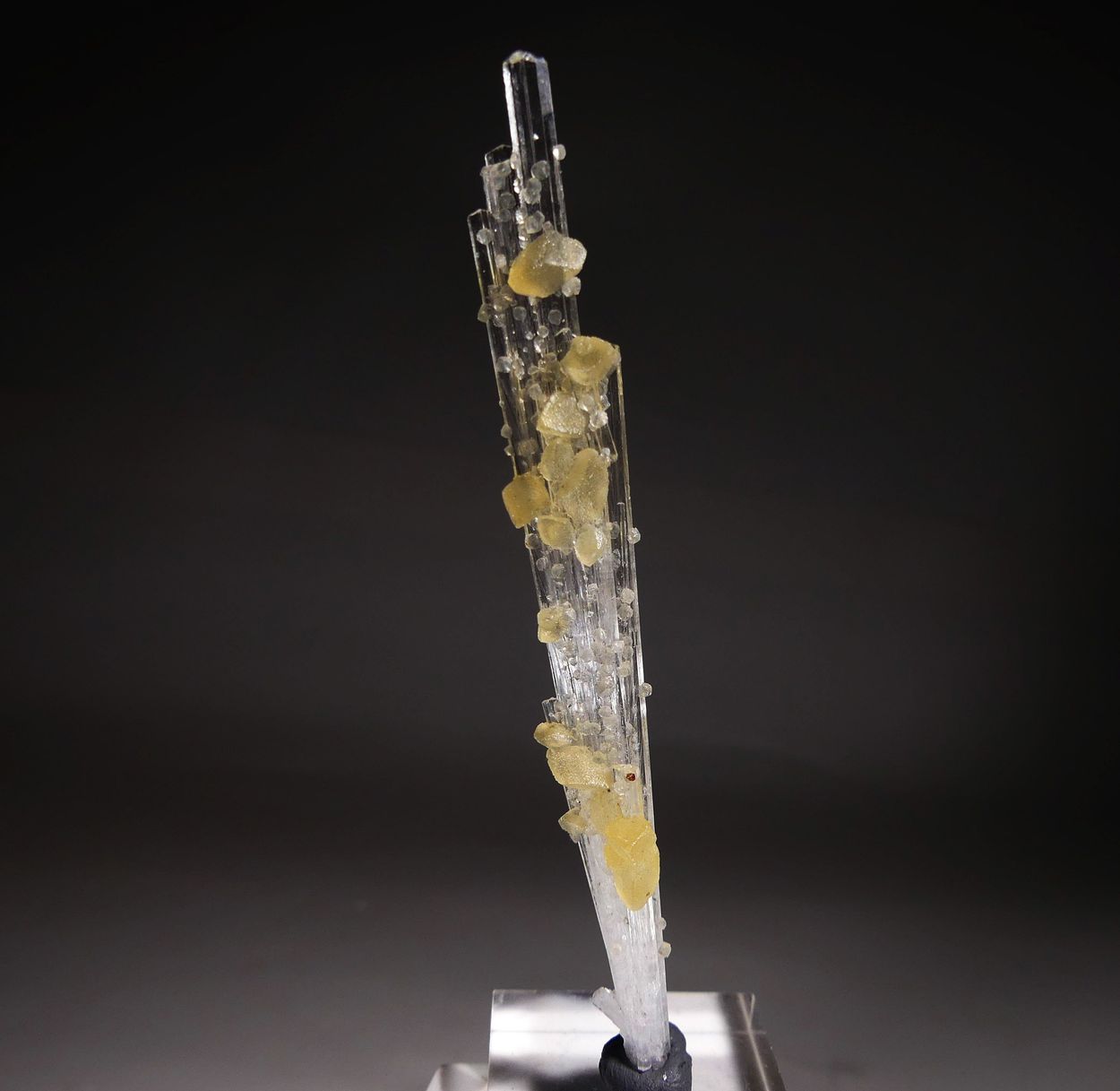 Scolecite With Calcite