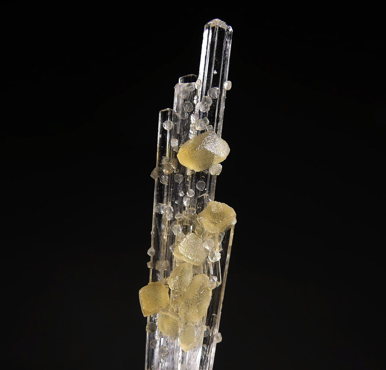 Scolecite With Calcite