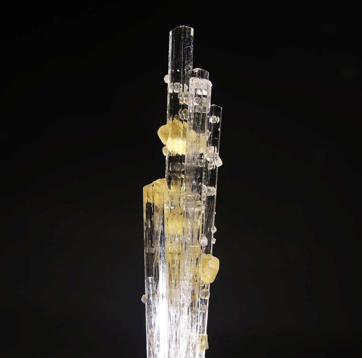 Scolecite With Calcite