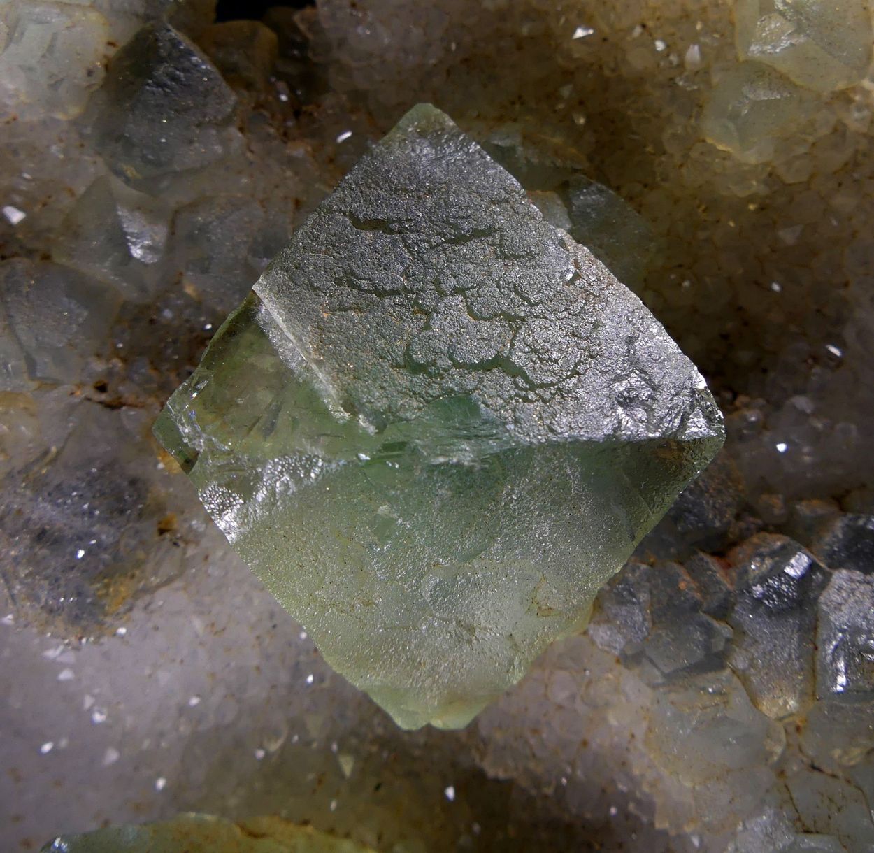 Fluorite & Baryte On Quartz