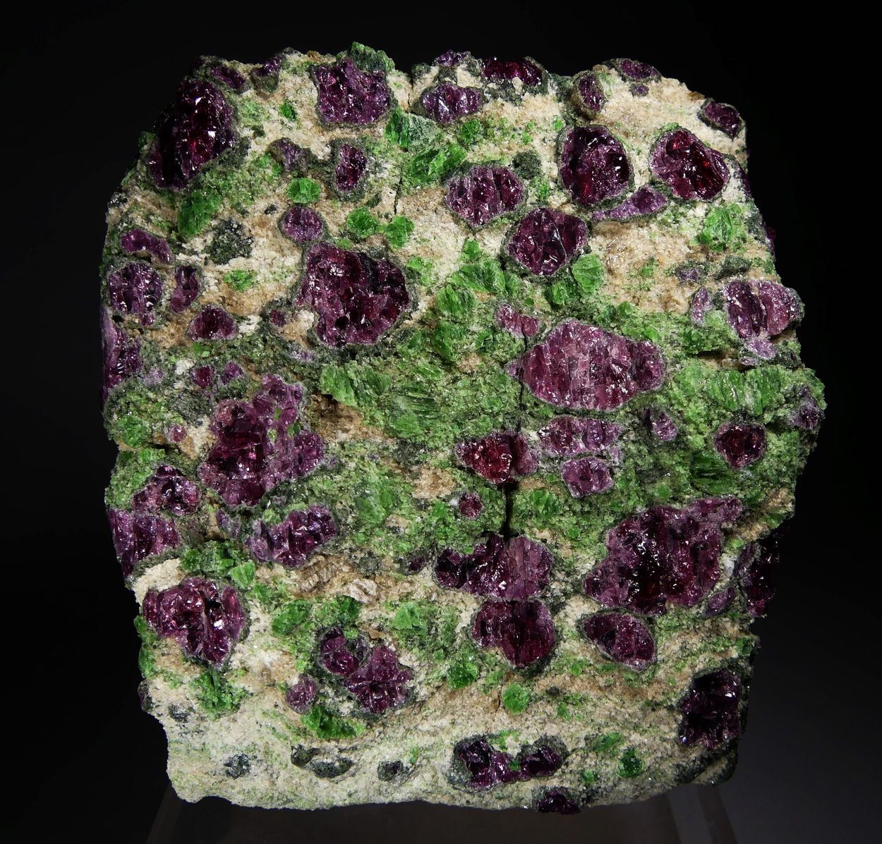 Pyrope & Chromian Diopside