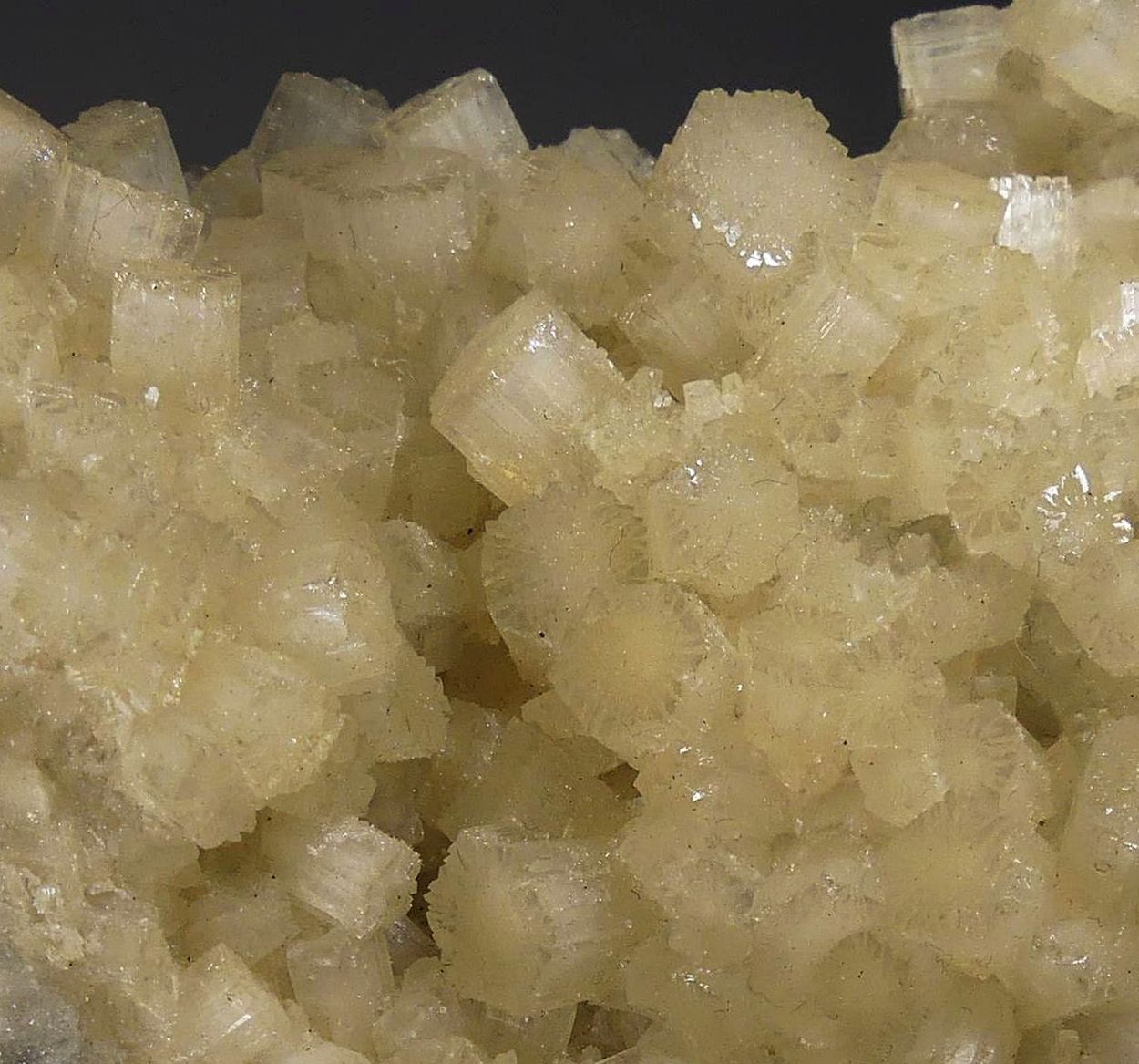 Aragonite With Native Sulphur