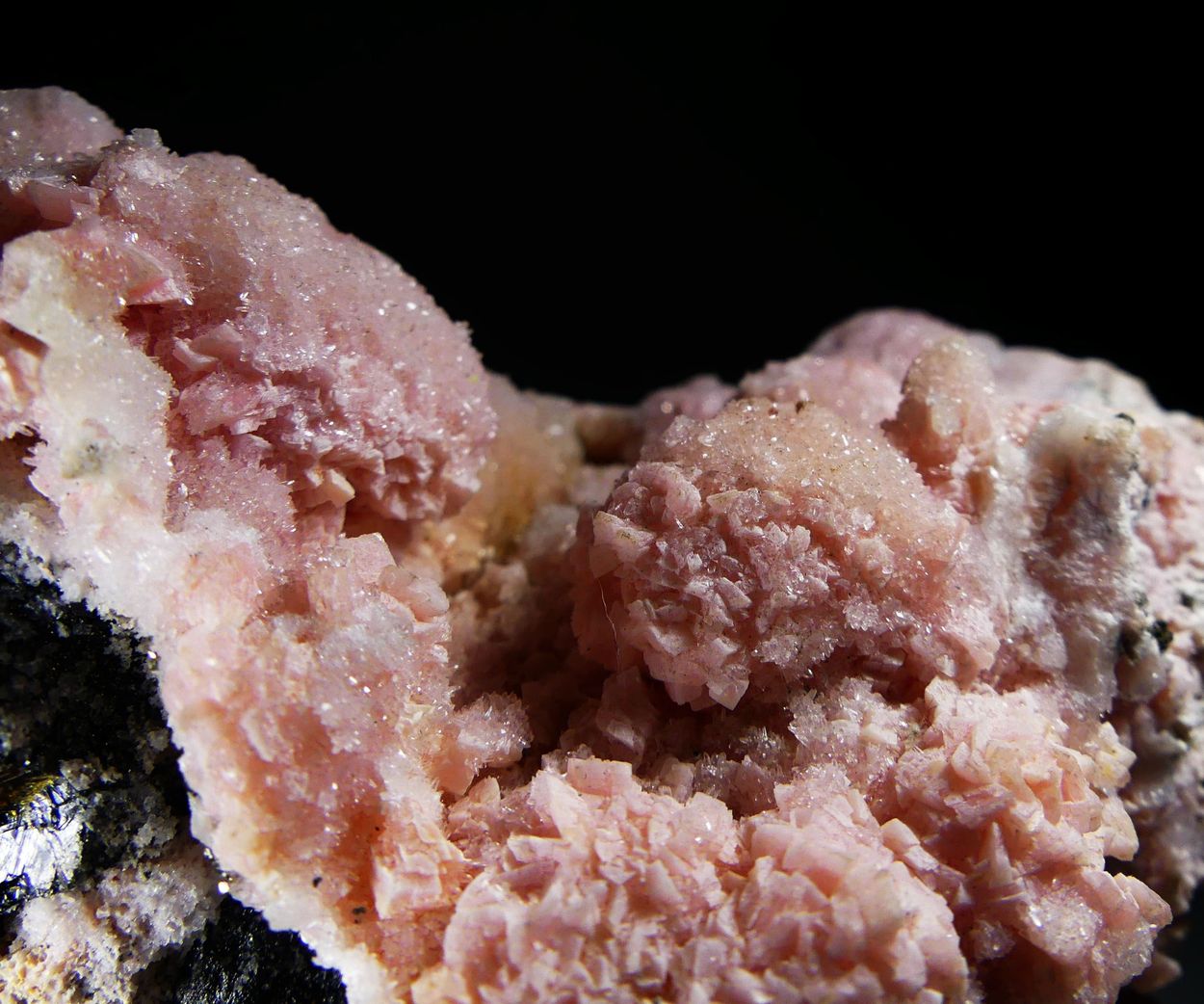 Rhodochrosite Quartz & Sphalerite