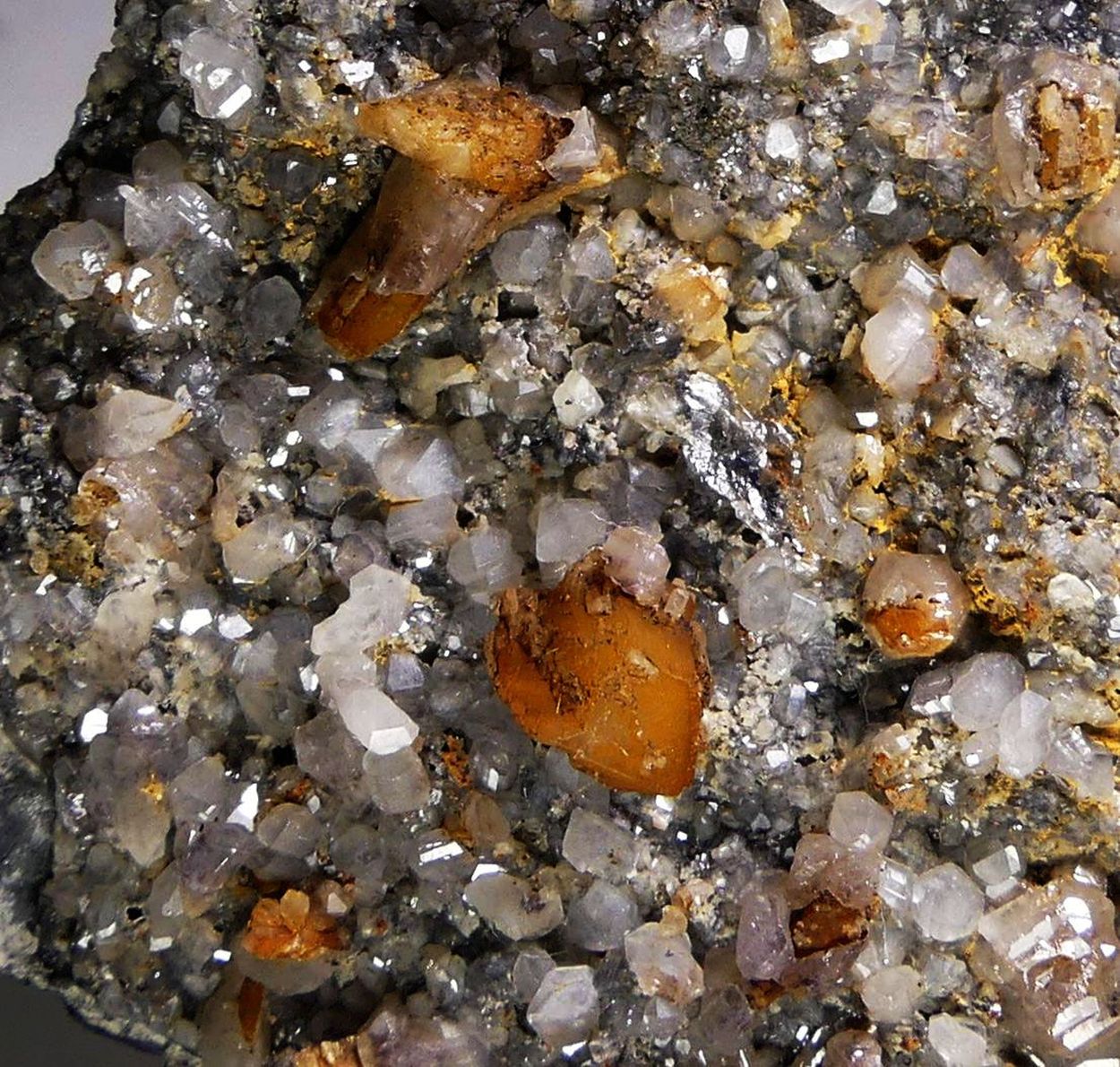 Cerussite On Galena