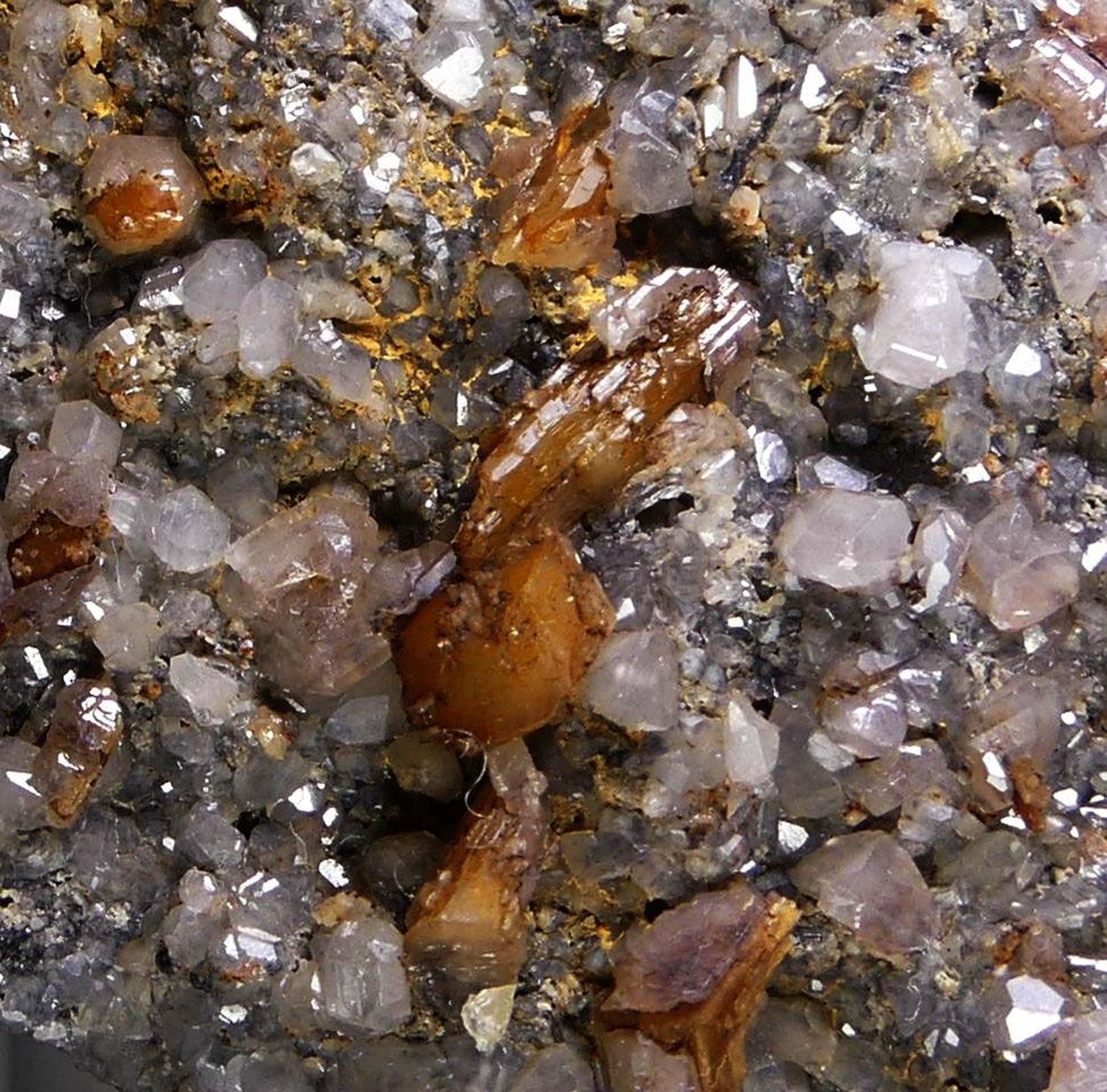 Cerussite On Galena